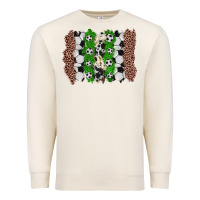 Sandshell soccer brushstroke Premium Sweatshirt - Zillion Design Studio