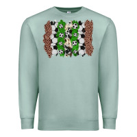 Seafoam soccer brushstroke Premium Sweatshirt - Zillion Design Studio