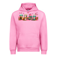Fuchsia Pink teacher fuel coffee cups Urban Hoodie - Jasminsmagicworld