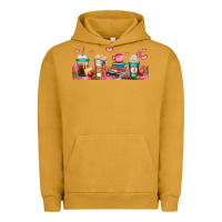 Pigment Peanut Butter teacher fuel coffee cups Urban Hoodie - Jasminsmagicworld