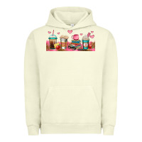 Pigment Pistachio teacher fuel coffee cups Urban Hoodie - Jasminsmagicworld