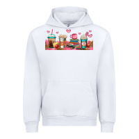 White teacher fuel coffee cups Urban Hoodie - Jasminsmagicworld