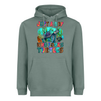 Sage just a boy who loves turtles Heavyweight Hoodie - RanaPortraitStore