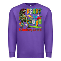 Purple ready to crush kindergarten Premium Sweatshirt - texasbilliewilder
