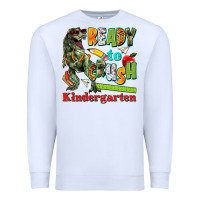 White ready to crush kindergarten Premium Sweatshirt - texasbilliewilder