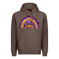 Coffee witchy gnome rainbow Premium Hoodie - BundleAndBundleShop