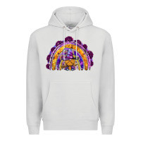 Dove Grey witchy gnome rainbow Premium Hoodie - BundleAndBundleShop