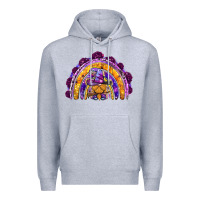 Heather Grey witchy gnome rainbow Premium Hoodie - BundleAndBundleShop