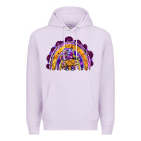 Lilac witchy gnome rainbow Premium Hoodie - BundleAndBundleShop