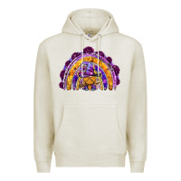 Oatmeal Heather witchy gnome rainbow Premium Hoodie - BundleAndBundleShop