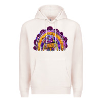 Pale Pink witchy gnome rainbow Premium Hoodie - BundleAndBundleShop