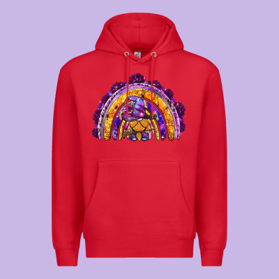 Witchy Gnome Rainbow Premium Hoodie Designed By Bundleandbundleshop