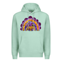 Seafoam witchy gnome rainbow Premium Hoodie - BundleAndBundleShop