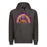 Smoke witchy gnome rainbow Premium Hoodie - BundleAndBundleShop