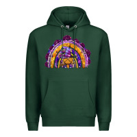 Sports Green witchy gnome rainbow Premium Hoodie - BundleAndBundleShop