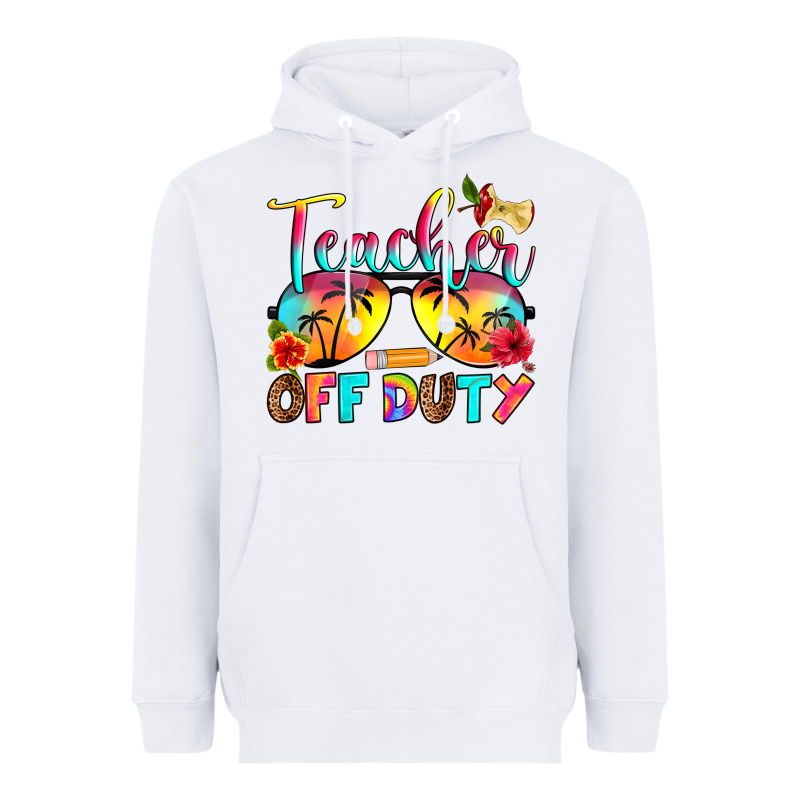 Teacher Off Duty Heavyweight Hoodie by RanaPortraitStore | Teevron