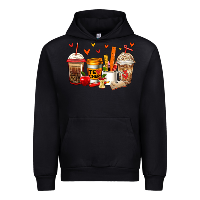Teacher Coffee Cups Urban Hoodie by Jasminsmagicworld | Teevron
