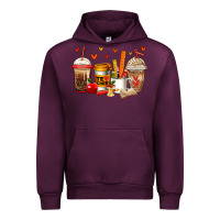 Mauve Wine teacher coffee cups Urban Hoodie - Jasminsmagicworld