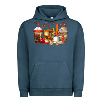 Pigment Midnight Navy teacher coffee cups Urban Hoodie - Jasminsmagicworld
