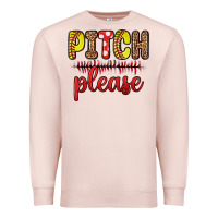 Pale Pink pitch please Premium Sweatshirt - Zillion Design Studio