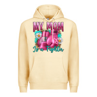 Pina Colada Breast Cancer My Mom Is A Fighter Premium Hoodie - Artiststas