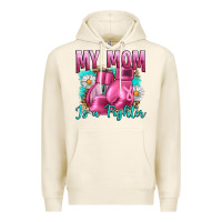 Tofu Breast Cancer My Mom Is A Fighter Premium Hoodie - Artiststas