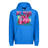True Royal Breast Cancer My Mom Is A Fighter Premium Hoodie - Artiststas