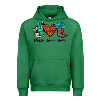 Emerald peace love rodeo Urban Hoodie - JahusDesignShop