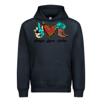 Navy peace love rodeo Urban Hoodie - JahusDesignShop