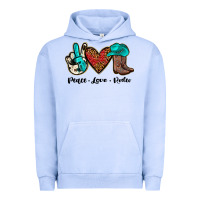 Pigment Grape Ice peace love rodeo Urban Hoodie - JahusDesignShop