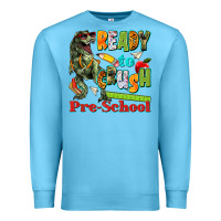 Ocean Blue ready to crush pre school Premium Sweatshirt - texasbilliewilder