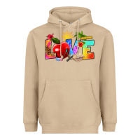 Love Teacher Summer Heavyweight Hoodie | Teevron