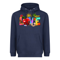 Navy love teacher summer Heavyweight Hoodie - RanaPortraitStore