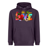 Plum love teacher summer Heavyweight Hoodie - RanaPortraitStore