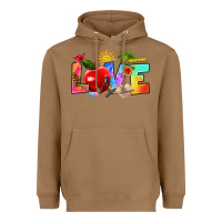 Toasted Coconut love teacher summer Heavyweight Hoodie - RanaPortraitStore
