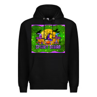 Black spooky squad mouse pad Premium Hoodie - BundleAndBundleShop