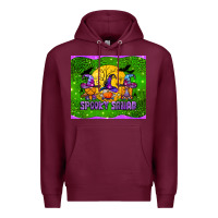 Burgundy spooky squad mouse pad Premium Hoodie - BundleAndBundleShop