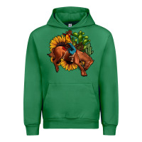 Emerald rodeo cowboy sunflower cactus Urban Hoodie - JahusDesignShop
