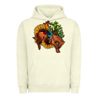 Pigment Pistachio rodeo cowboy sunflower cactus Urban Hoodie - JahusDesignShop
