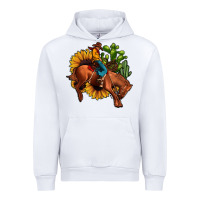 White rodeo cowboy sunflower cactus Urban Hoodie - JahusDesignShop