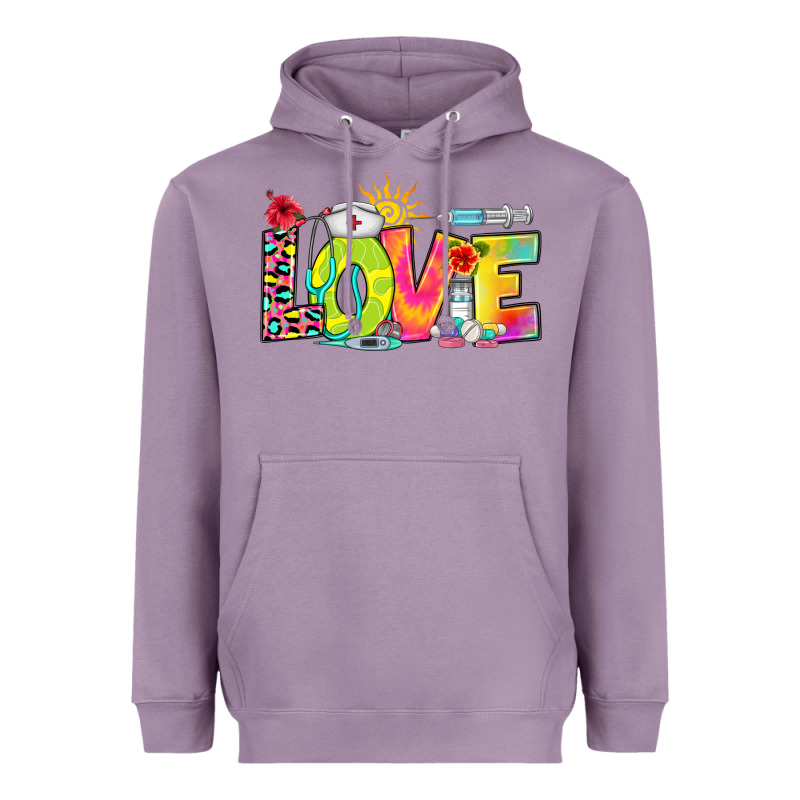Love Nurse Summer Heavyweight Hoodie by RanaPortraitStore | Teevron
