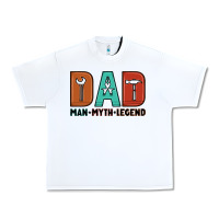 Dad Man Myth Legend Urban Heavy Tee | Teevron