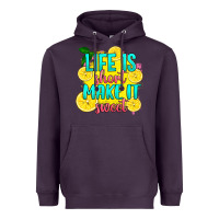 Plum life is  make it sweet Heavyweight Hoodie - RanaPortraitStore