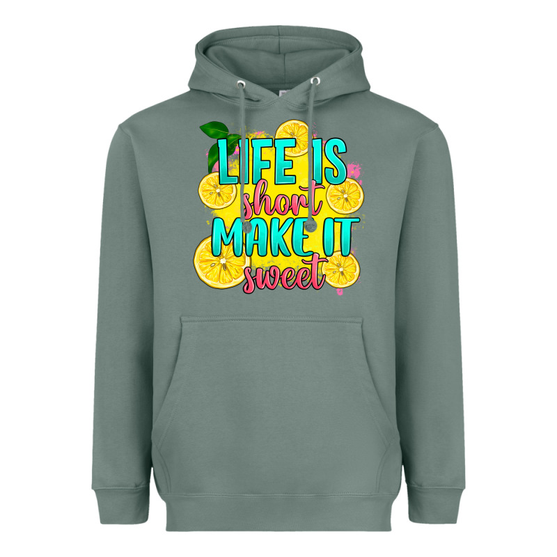 Life Is  Make It Sweet Heavyweight Hoodie by RanaPortraitStore | Teevron