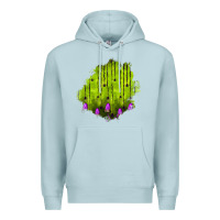 Blue Mist halloween patch Premium Hoodie - BundleAndBundleShop