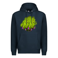 Navy halloween patch Premium Hoodie - BundleAndBundleShop