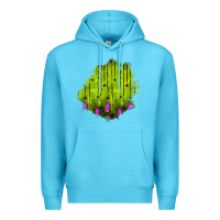 Ocean Blue halloween patch Premium Hoodie - BundleAndBundleShop