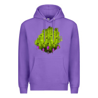 Purple halloween patch Premium Hoodie - BundleAndBundleShop
