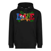 Black love haitian republic Heavyweight Hoodie - RanaPortraitStore