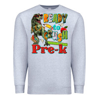 Heather Grey ready to crush pre k Premium Sweatshirt - texasbilliewilder